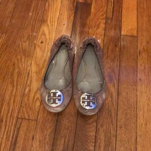 Tory Burch tan flats